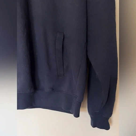 Navy Michigan Quarter-Zip Sweatshirt - Picture 3 of 5